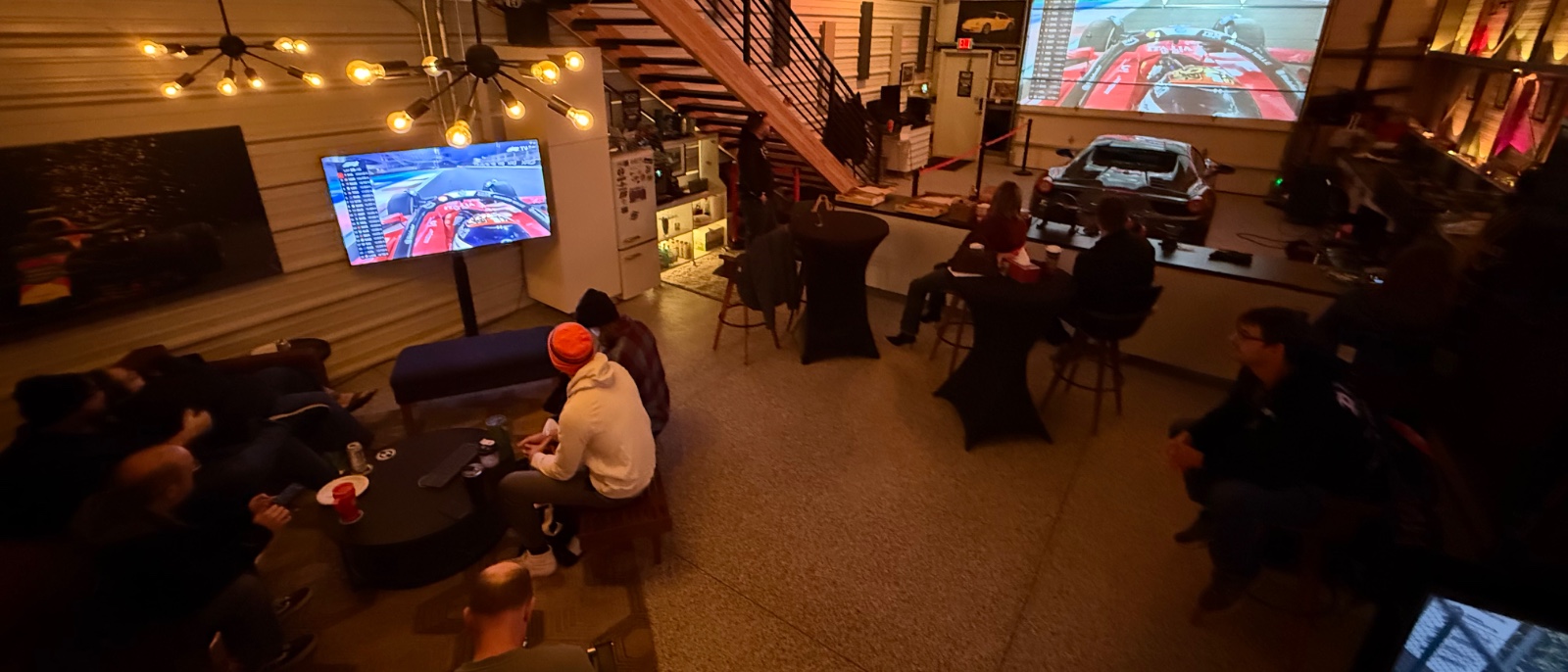 F1 watch party at the DRS Clubhouse